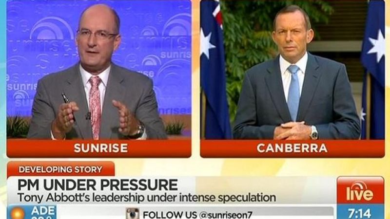 Watch Tony Abbott Dodge Kochie’s Questions About The Leadership