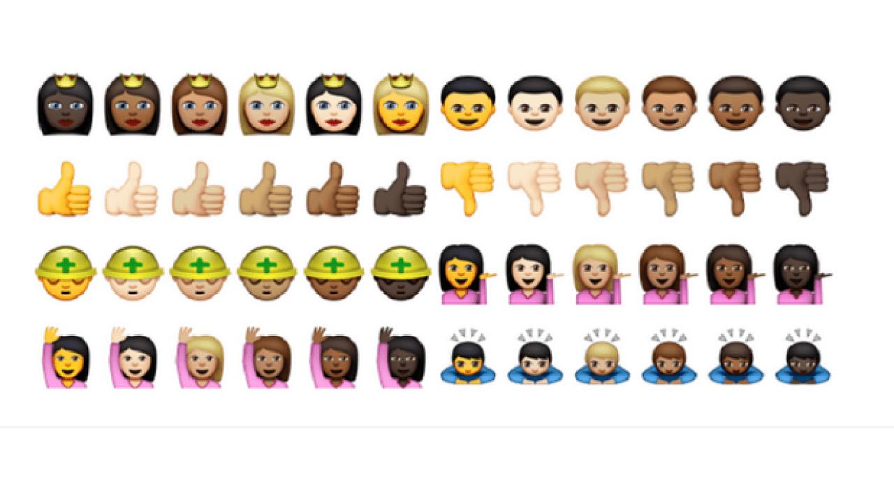 Apple Is Releasing A Bunch Of New, Racially Diverse Emojis