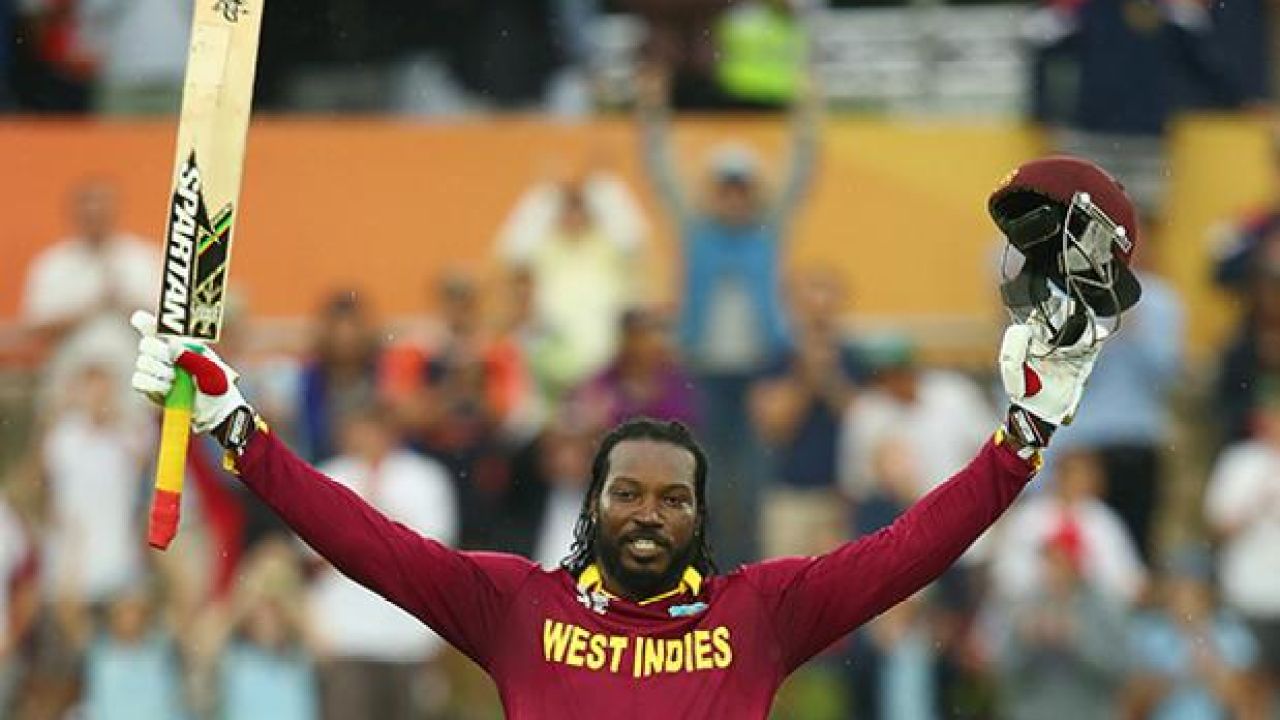 Chris Gayle Smashed The First Double Century In Men’s Cricket World Cup History