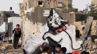 Watch Banksy’s Harrowing Short Doco On His New Work & Visit To The Gaza Strip