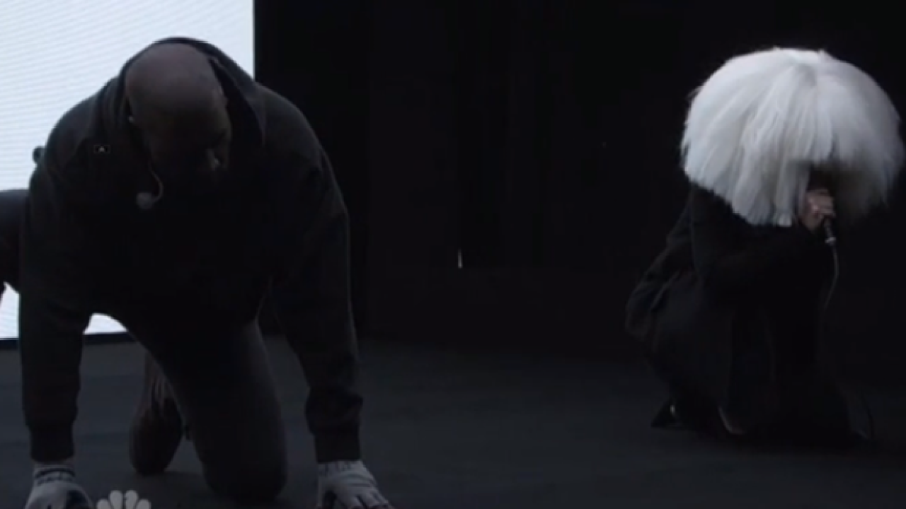 Watch Kanye West, Sia & Vic Mensa Perform ‘Wolves’ Live On SNL 40