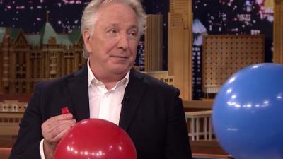 Alan Rickman Inhaling Helium In His Last Interview Is A Gift To Us All