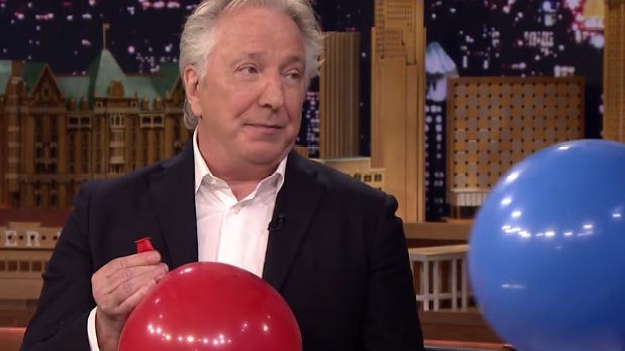 Alan Rickman Inhaling Helium In His Last Interview Is A Gift To Us All
