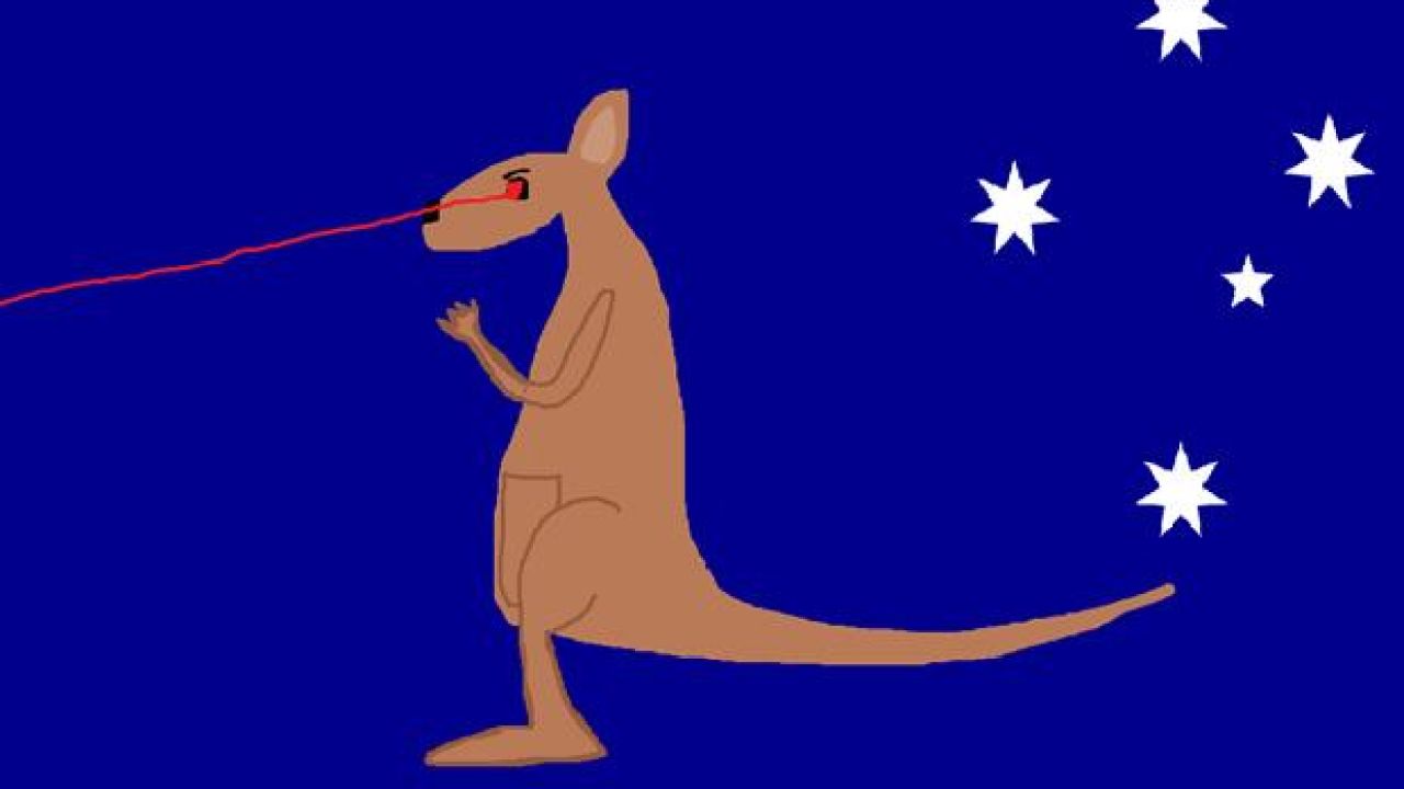 ‘Laser Roo’ Is The Debate-Ending ‘Strayan Flag We’ve All Been Searching For