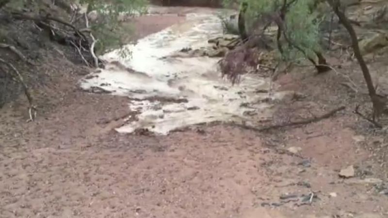 WATCH: Aussie Ledge Goes Boonta Over River Flowing For 1st Time In Years