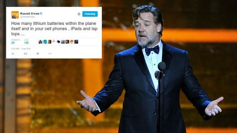 Russell Crowe Is Still Furious With Virgin Over The Hoverboard Incident