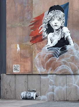 Banksy Sprays Use Of Teargas In Refugee Camps With 1st Interactive Artwork
