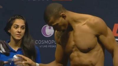 Video Of UFC Weigh-In Girl Checking Out Fighters Sparks Sexism Debate
