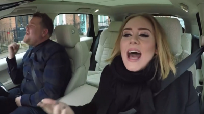 James Corden & Adele Go Rolling In The Whip For ‘Carpool Karaoke’ Teaser
