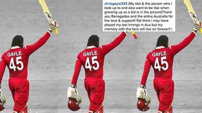Chris Gayle Says Goodbye To Australia & We Have No Opinion On This