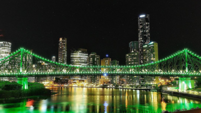 Brisbane Lit Up Green In Honour Of One-Punch Victim Cole Miller Last Night