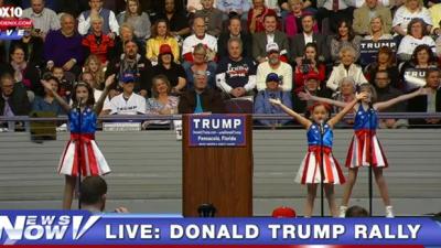 Trump-Loving ‘Freedom Kids’ Perform Creepy/Xenophobic Routine At Rally