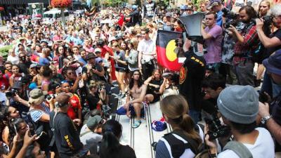 Check Out Photos From Sydney’s CBD-Halting Mass Invasion Day March