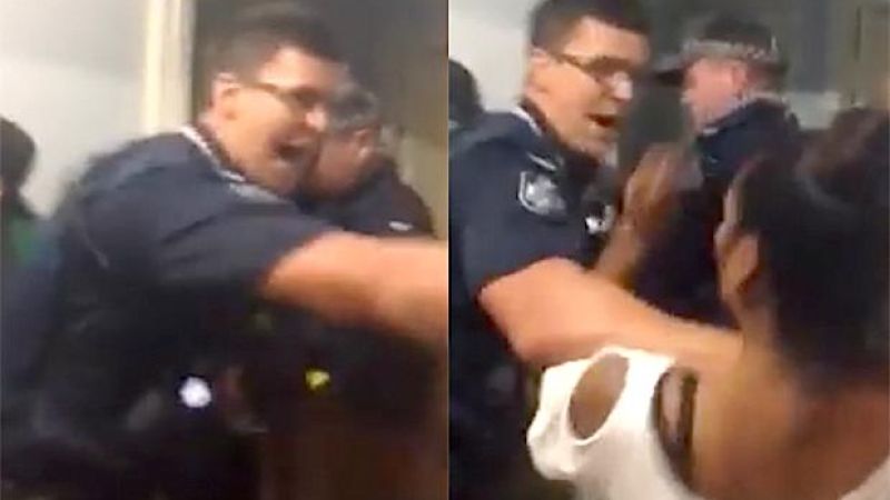 QLD Police To Investigate Viral Video Of Cops Pushing Woman In Her Home