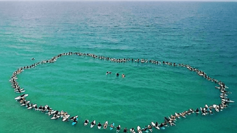 Hundreds Paddle Out In WA To Honour Aussie Surfers Killed In Mexico