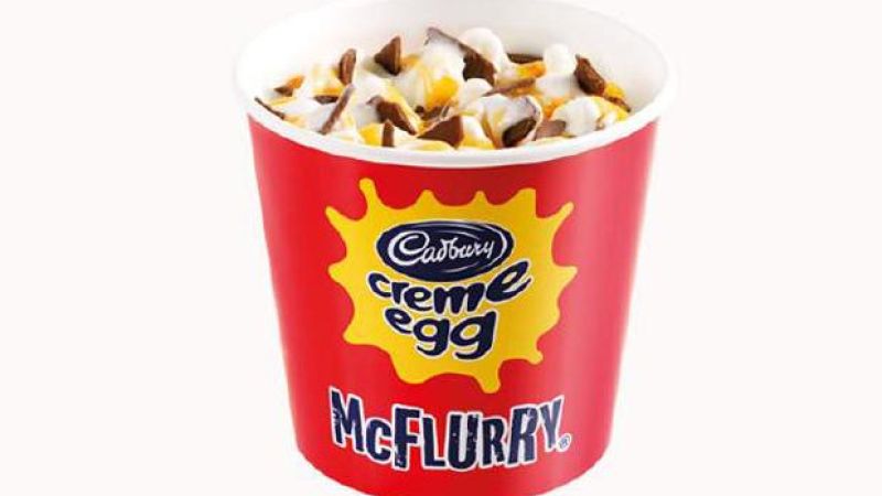 Maccas Just Dropped A Cadbury Creme Egg McFlurry & Our Bodies Are Ready