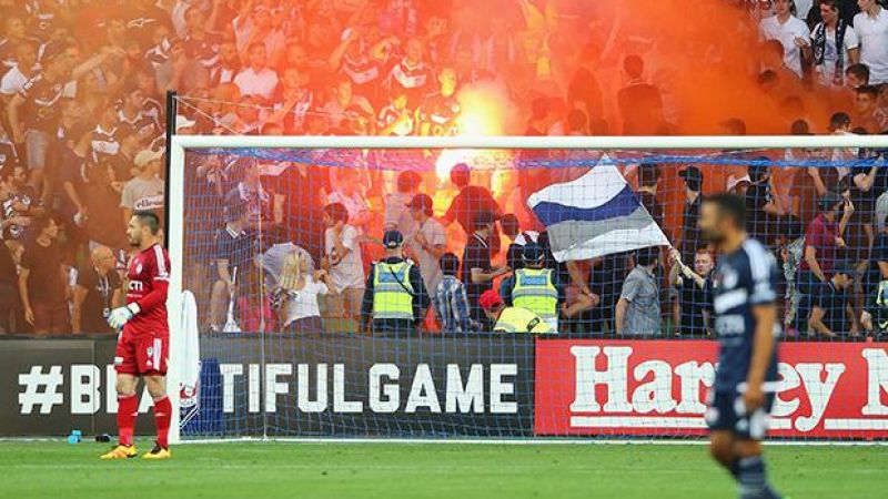 Melbourne Victory Cops $50k Fine Due To Dickhead Fans Setting Off Flares