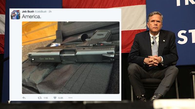 ‘Strayans Have Been Memeing The Shit Out Of Jeb Bush’s “America” Gun Tweet