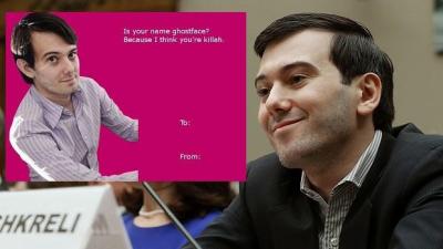 Have A Douchey Valentine’s Day With These Martin Shkreli-Themed Cards