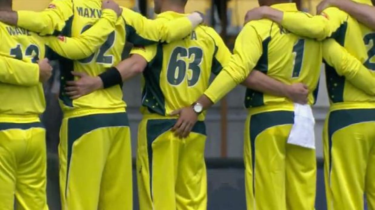 WATCH: Aussie Cricket Team Attacks The Crack During National Anthem