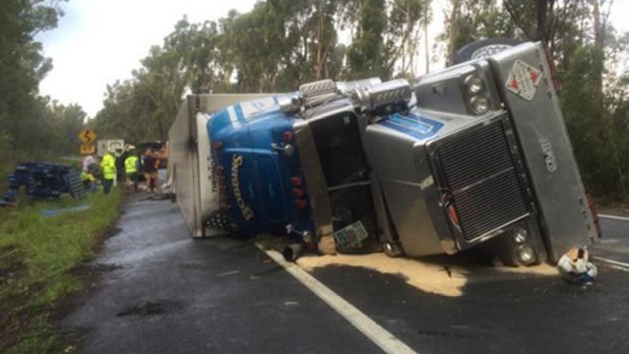Truck Carrying 12 Tonnes Of Bega Spills Its Load, Creates Delicious Hazard