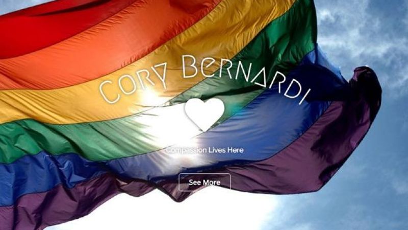 Internet Gifts Cory Bernardi With Lovely New Website Ft. Giant Pride Flag