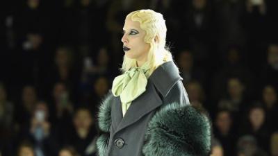 Lady Gaga Makes Gothicism Her Bitch Walking For Marc Jacobs At NYFW