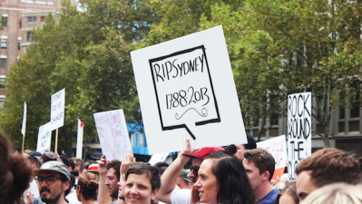 If Your ‘Keep Sydney Open’ Rally Sign Had A+ Wit, We Probably Snapped Ya