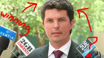 Scott Ludlam Talking About / To His Hair Is Just What This Country Asked For