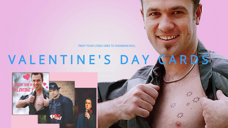 Drive Your Numero Uno Wild With A Shannon Noll V-Day Card This Year