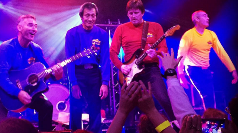 WATCH: The Wiggles Fans Toot Toot, Chug Another For A Legendary 18+ Gig