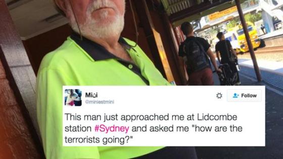 Muslim Woman Is Blamed For Terrorism By Anon Jerk At Sydney Train Station