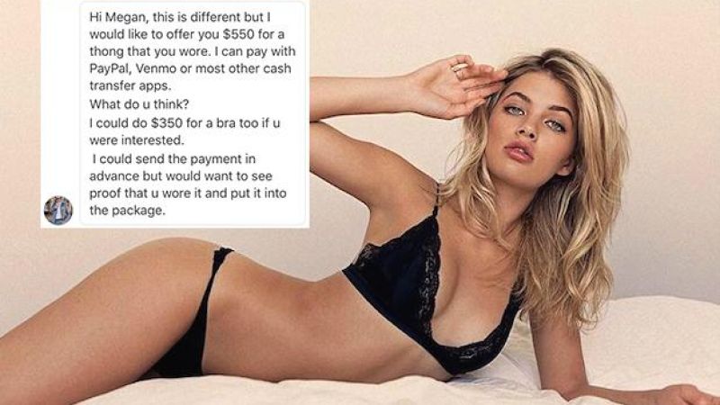 Dude Slides Into Top Aussie Model’s DMs With Offer Of $550 For Used G-String