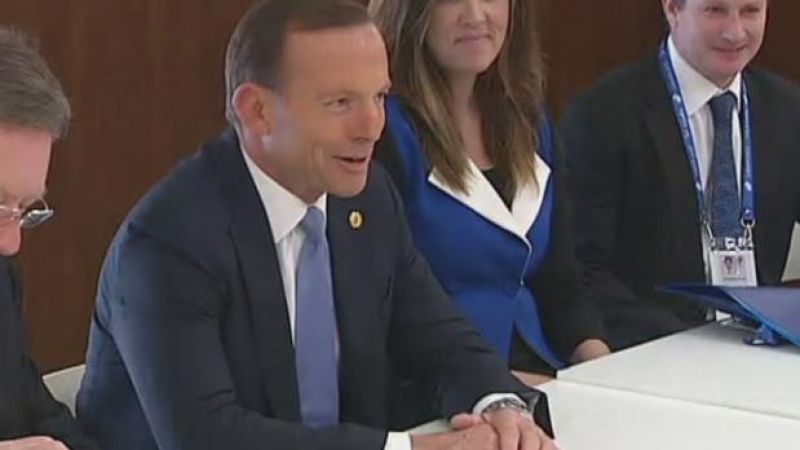 Abbott Responds To Credlin Affair Rumours With “The Boats Were Stopped”