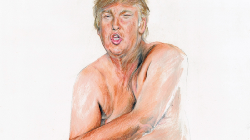 That Viral Portrait Of Donald Trump And His Micropenis Is Up For Auction