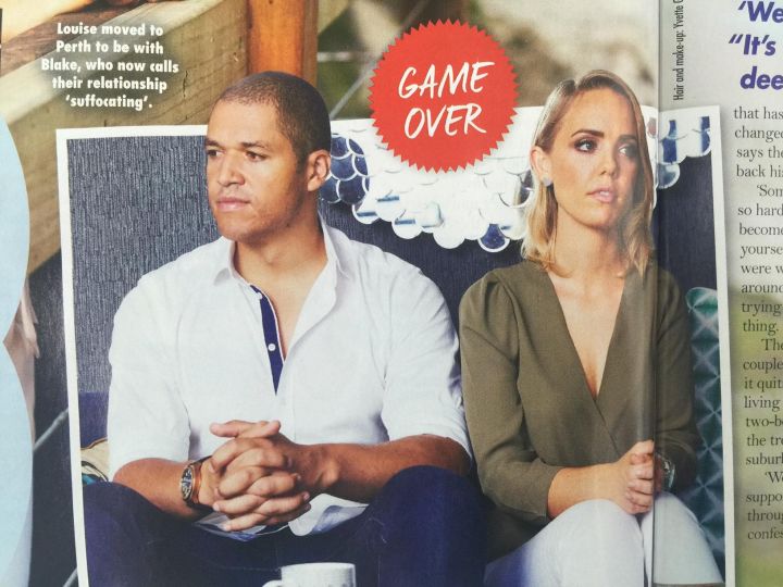 I Still Think About That Time Bachelor Blake Garvey & Louise Pillidge Did A Breakup Photoshoot