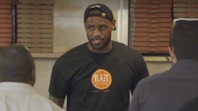 WATCH: LeBron James Goes Incognito To Work In A Los Angeles Pizza Joint