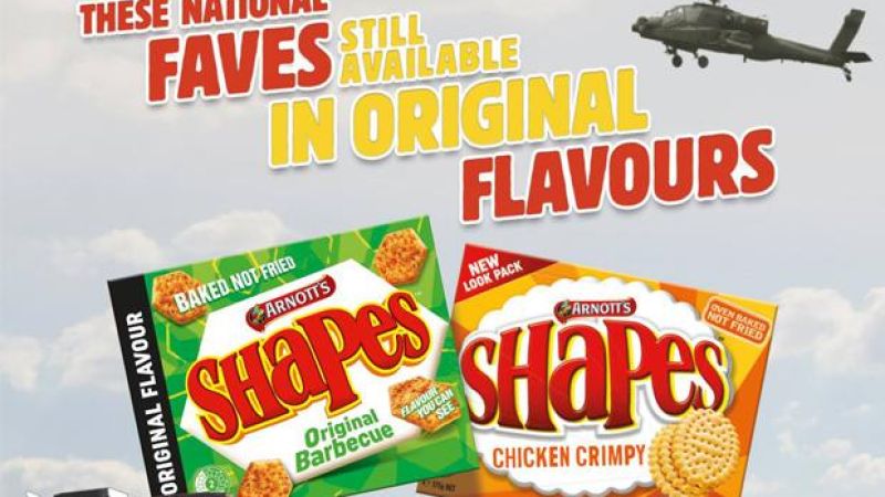 VICTORY: Arnott’s Will Keep Barbecue & Chicken Crimpy Shapes In OG Form