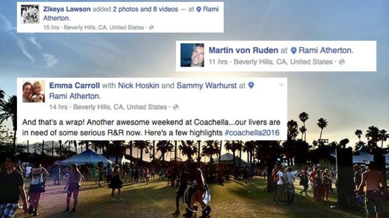 Ballsy Real Estate Agent Hijacks Coachella Geo-Tags With His Own Name