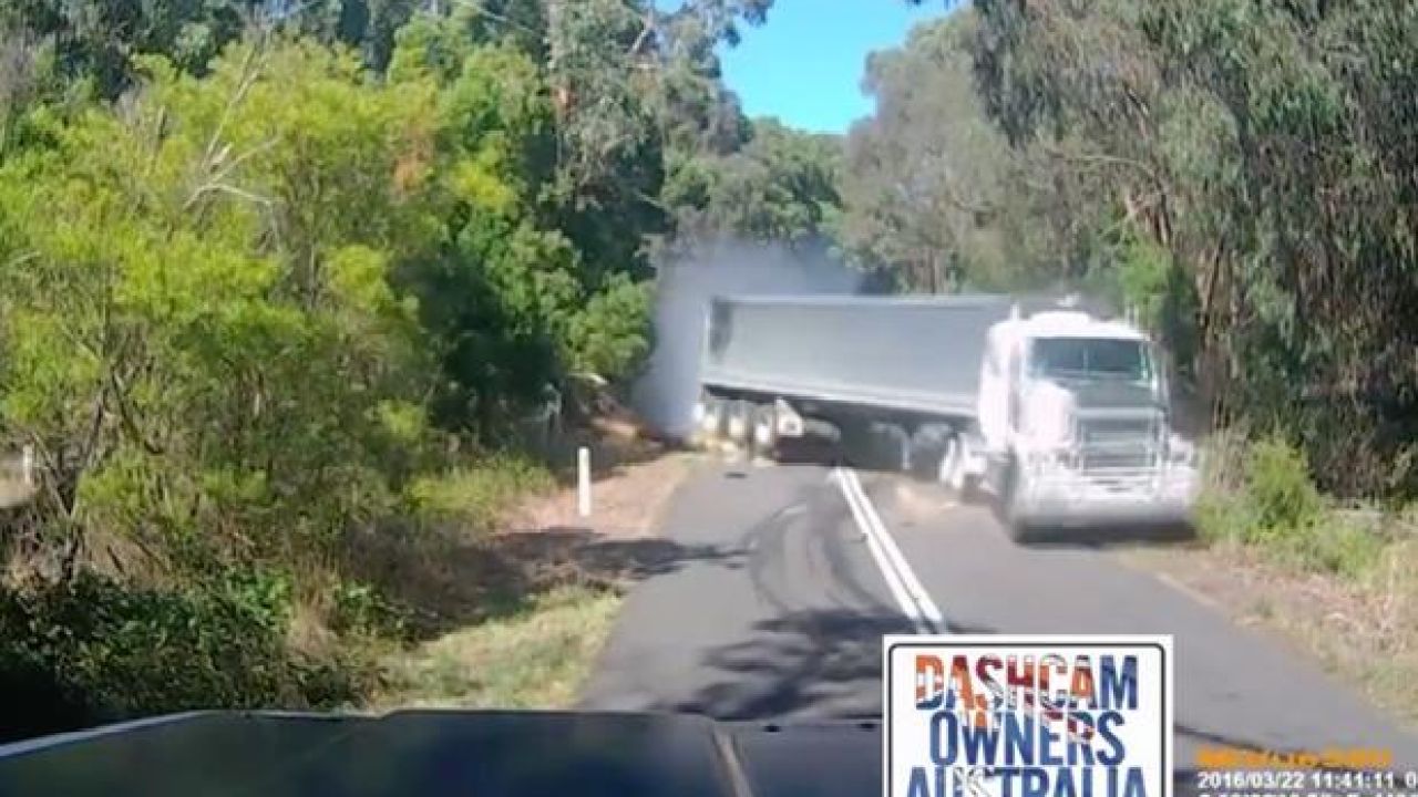 WATCH: Dashcam Captures Lucky-As-Hell Escape From Wild Truck T-Bone