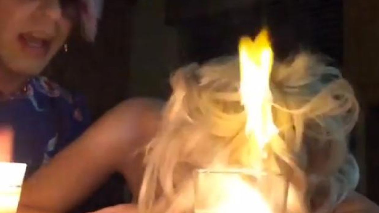 WATCH: Courtney Stodden Burns Bangs Off Trying To Contact Michael Jackson