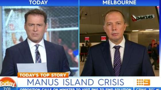 WATCH: Karlos Spectacularly Trips Up Peter Dutton Over Manus Island Closure