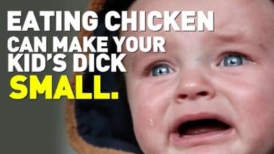 PETA Reckons Eating Chicken Makes Your Kid’s Dick Small, No April Fools’