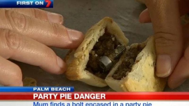 Woolies Offers QLD Mum $50 Compo After She Finds Fkn Bolt In Her Party Pie