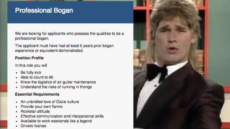 Perth Pub Hunts For Professional Bogan, Perfect For Your Uncle Probably