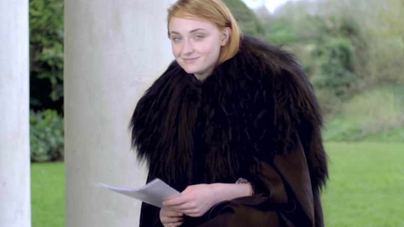 WATCH: Sophie Turner’s A+ Jon Snow Will Distract You From His Certain Death