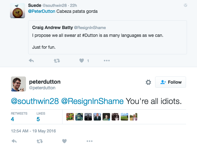 The “Other” Peter Dutton Has Been Copping It Sweet On Twitter All Fkn Day