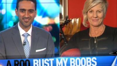 Woman Whose Fakies Were Popped By A Roo Talks Her “Favourite” Boob’s Demise