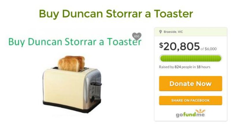 Q&A Ledge Duncan Could Buy 1,000 Toasters With The $20K Y’All Raised So Far