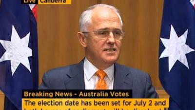Malcolm Turnbull Has Called A Double Dissolution Election For July 2